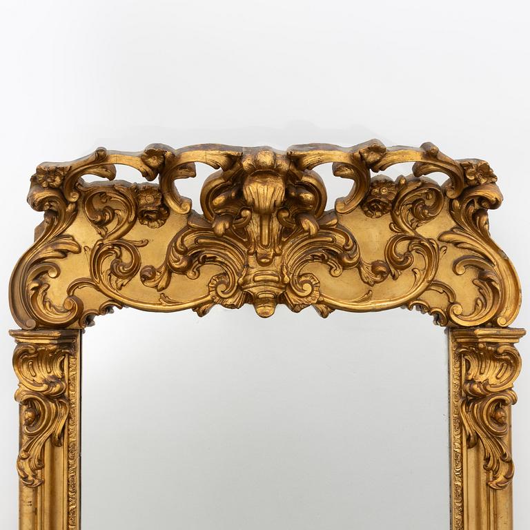 Spegel, rokokostil, 1800-tal.