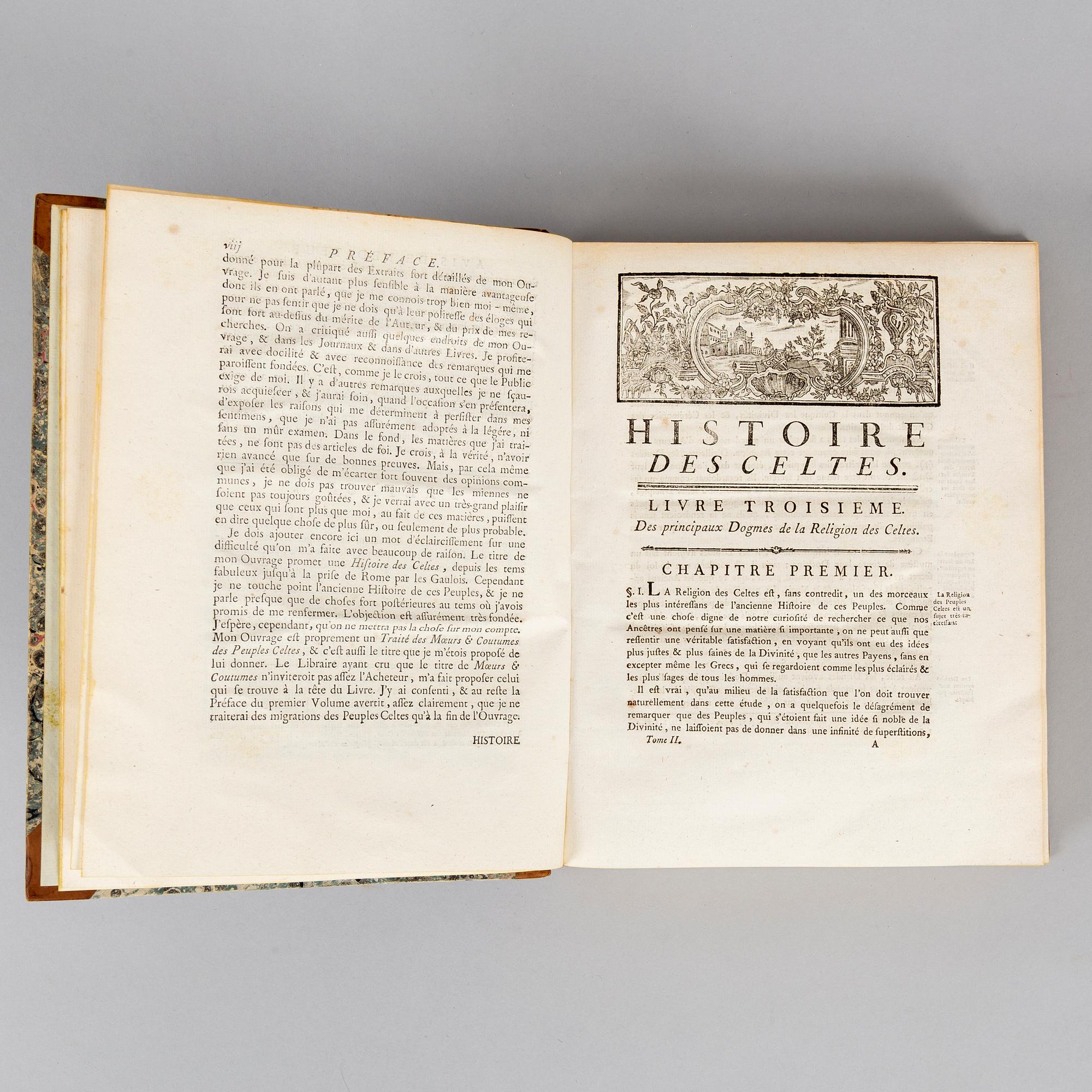 History of the Celts, 1771, provenance: Rääf (2 vol).