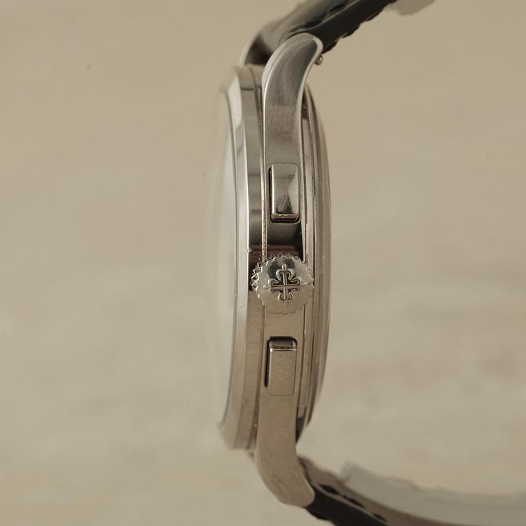 PATEK PHILIPPE, Geneve, chronograph, "Gradue pour 15 pulsations", wristwatch, 39,4 mm,
