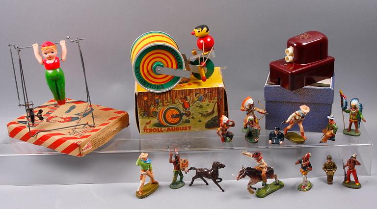 PARTI LEKSAKER, 15 delar, 1900-talets mitt.