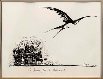 LUC SIMON, 2 litographes, signed in print May 1968 + one, unknown.