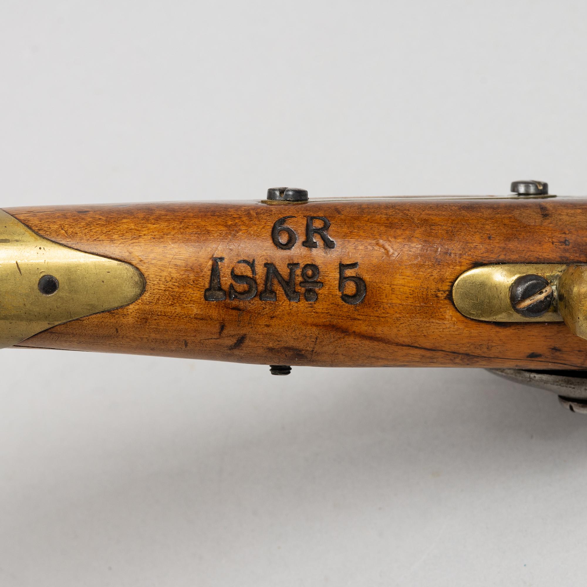 Slaglåspistol, svensk, m/1850 studsare.