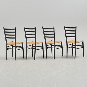 YNGVE EKSTRÖM, stolar, 4 st, "Gracell", Gemla. 1950 / 60-tal.