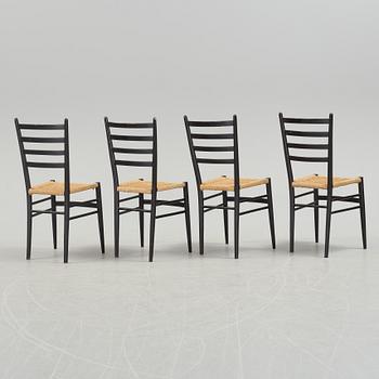 a set of four "Gracell" chairs by Yngve Ekström for Gemla.