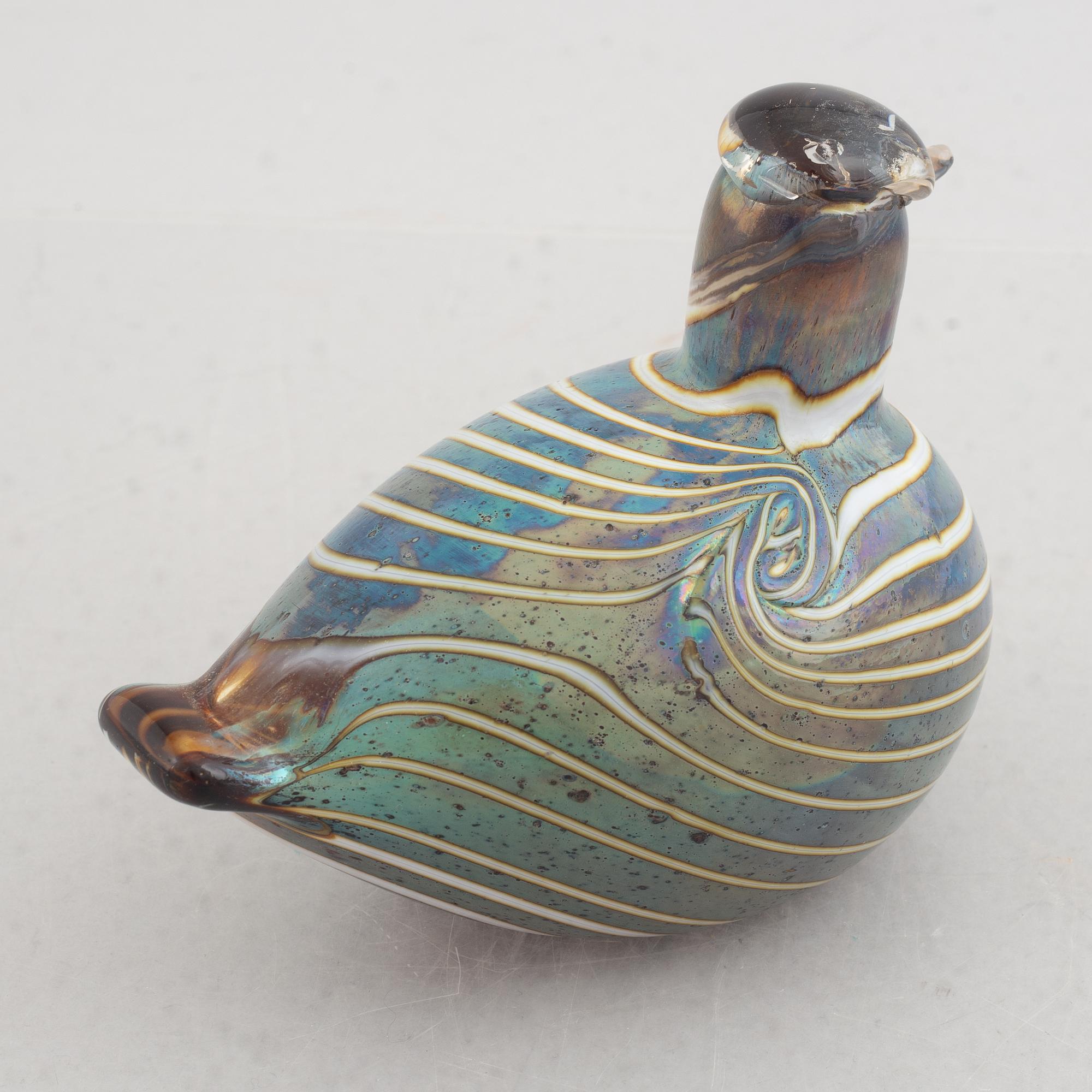 Oiva Toikka, a glass bird, Nuutajärvi, Finland.