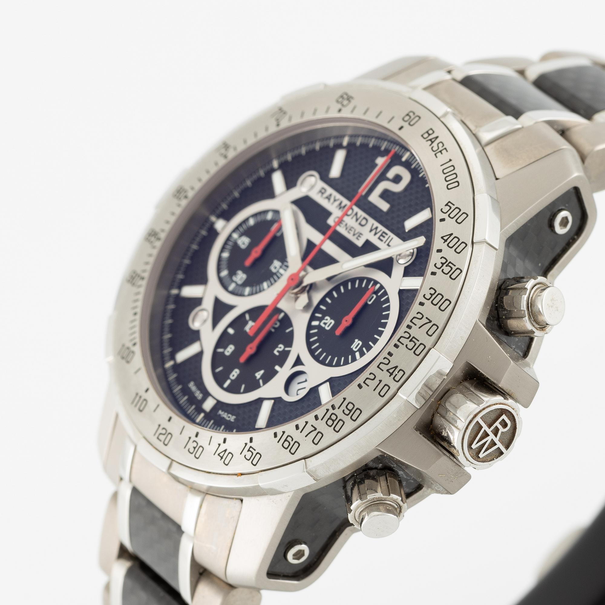 Raymond Weil, Nabucco, chronograph, wristwatch, 46 mm.