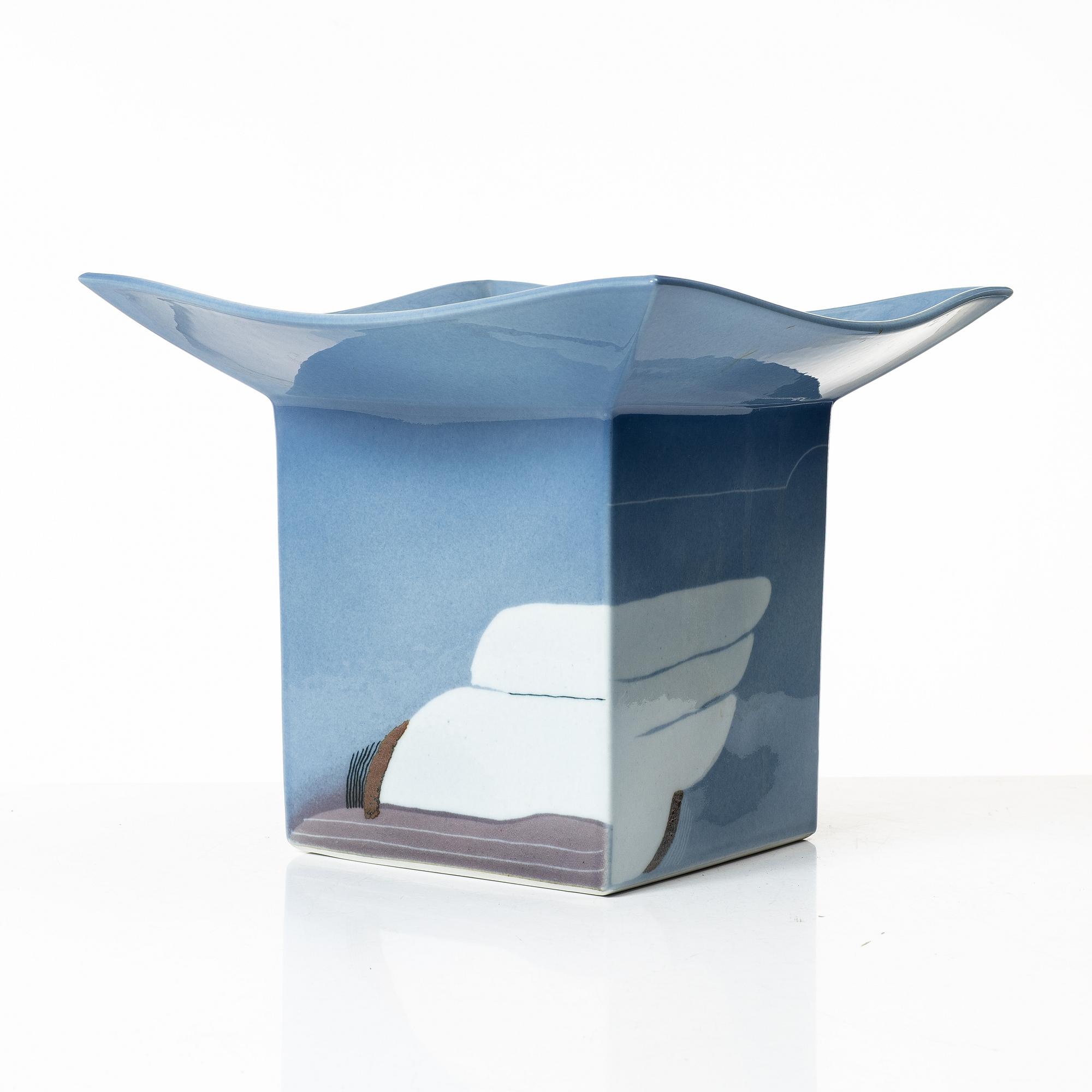 Inger Persson, A porcalein vase, Rörstrand, Sweden.