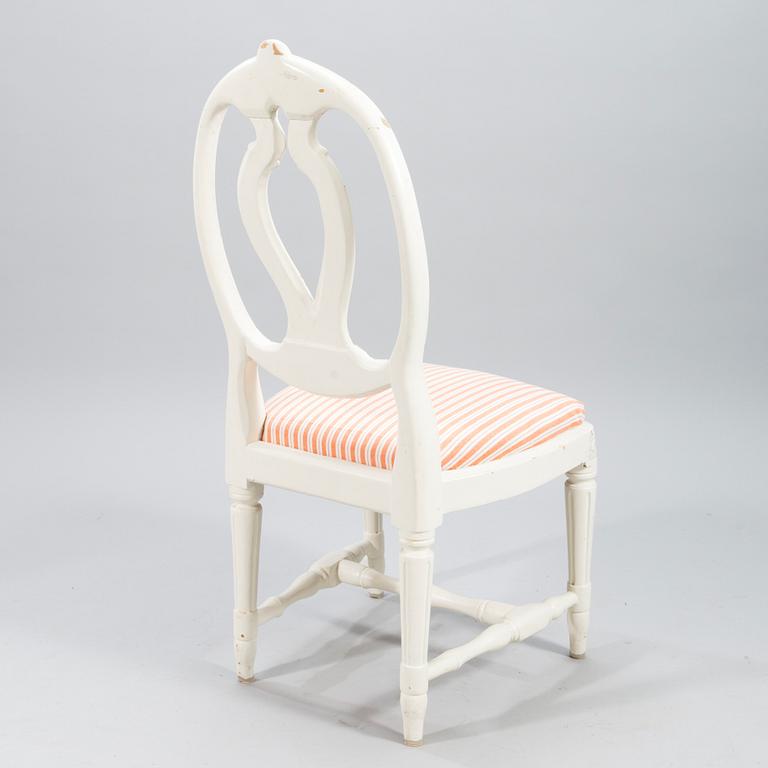 A Gustavian chair by master Melchior Lundberg (Master 1775-1812), Stockholm.