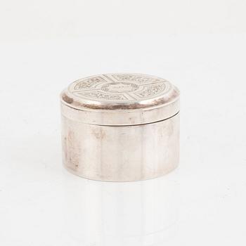 A Swedish Silver Box, mark of Jacob Richard Borg, Gävle, active 1815-58.