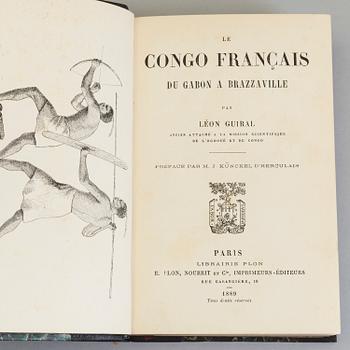 BÖCKER, Reseskildringar m.m. (Afrika, Amerika, Asien), 10 verk, 13 volymer. Ej kollationerade.