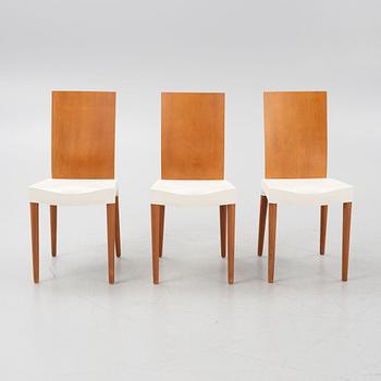 Philippe Starck, a set of six 'Miss Trip' chairs, Kartell, Italy.