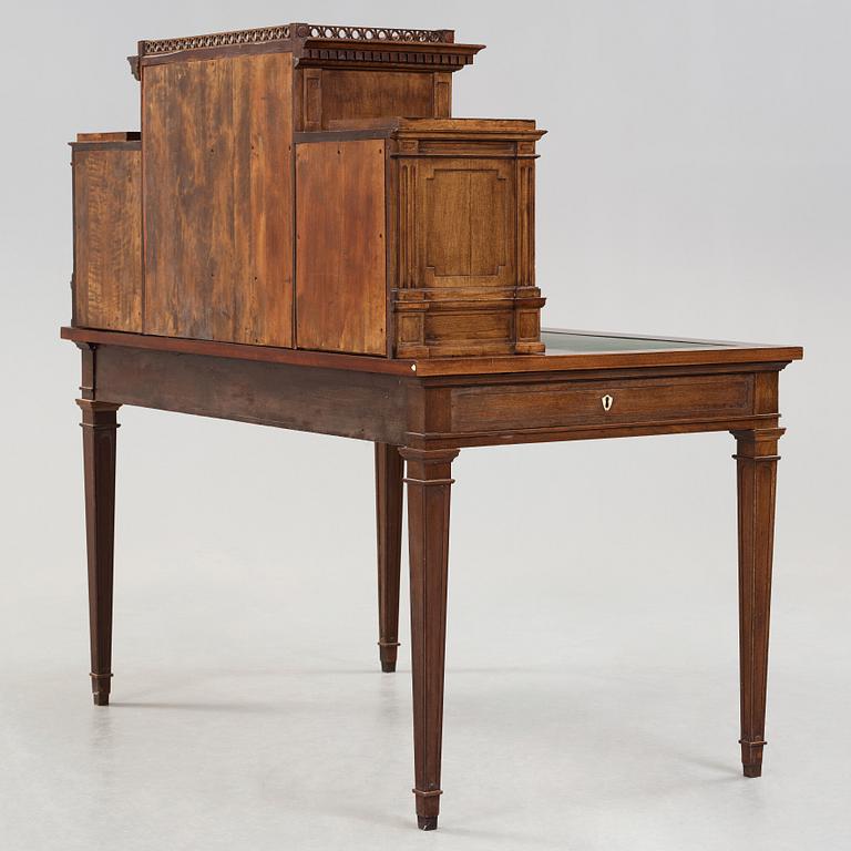 The masterpiece by Niclas Engelstedt master in Stockholm 1800-1818, a late Gustavian writing desk.