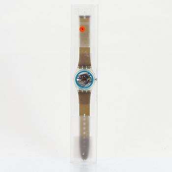 Swatch, Disque Bleu, armbandsur, 34 mm.