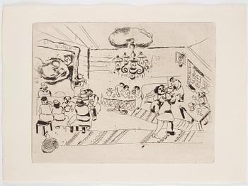 MARC CHAGALL, 71 st etsningar ur upplagan om 285 exemplar på Arches/MBM/J. Perrigot-papper, 1923-1948.
