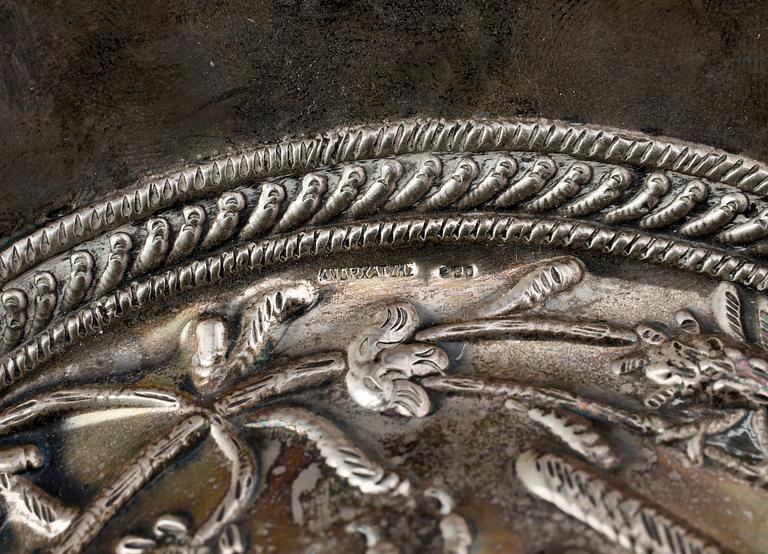 BUCKELFAT, silver, Grekland, 1900-tal, vikt ca 430 g.