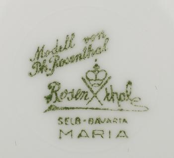 MATSERVIS, 45 del, porslin, "Maria", Rosenthal.