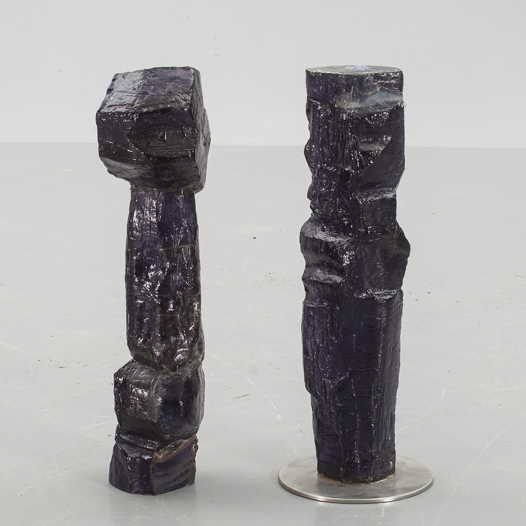 SKULPTUR, glas, Edvin Öhrström, signerad och numrerad 1/9. Utförd 1967.