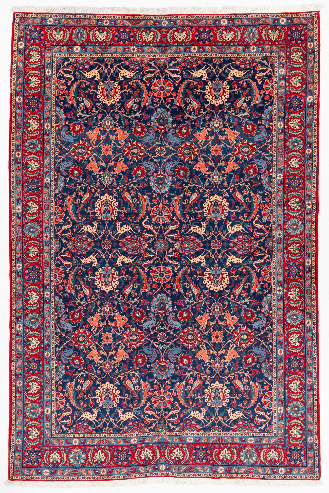 Rug, semi-antique Veramin, approx. 327 x 218 cm.