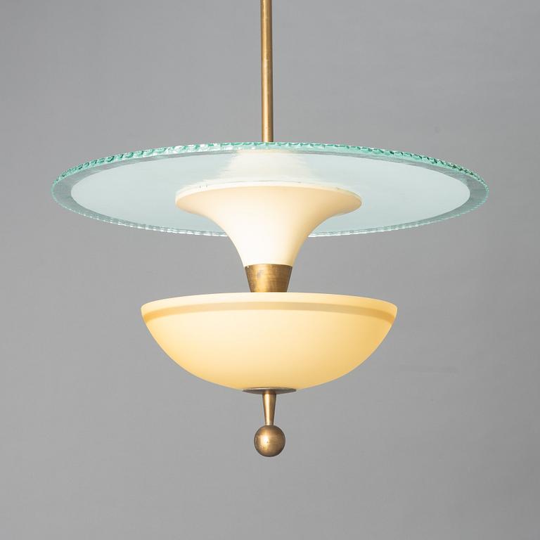 Erik Tidstrand, a ceiling lamp model "29587", Nordiska Kompaniet, 1930s.