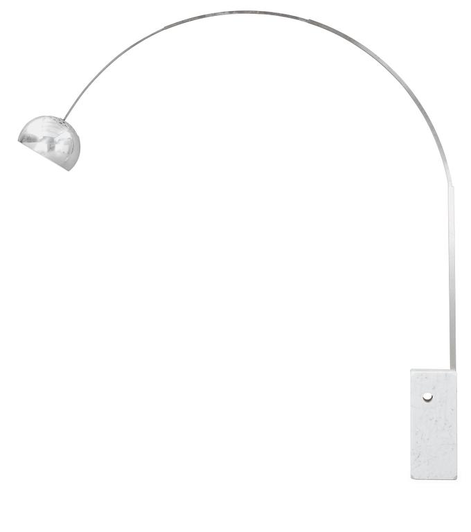 An Achille & Pier Castiglioni floor lamp "Arco", Flos, Italy.