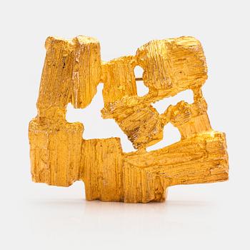 A 14K gold brooch "Drift wood". Lapponia 1973.
