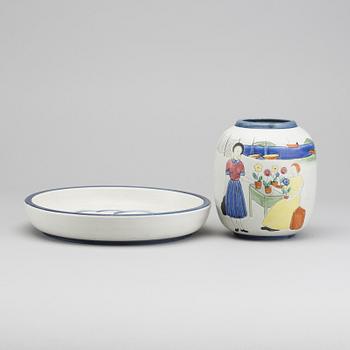 FAT samt VAS, "Bohus" och "Lönegren" Rörstrand stengods 1900-talets mitt.