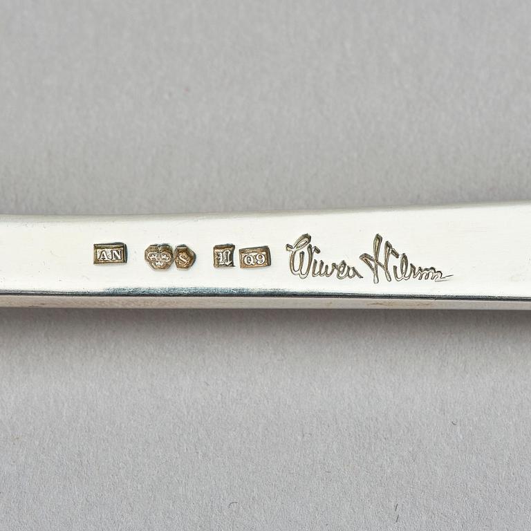 Wiwen Nilsson, a sterling silver cutlery-set of 224 pieces, Lund, Sweden 1954-1966.