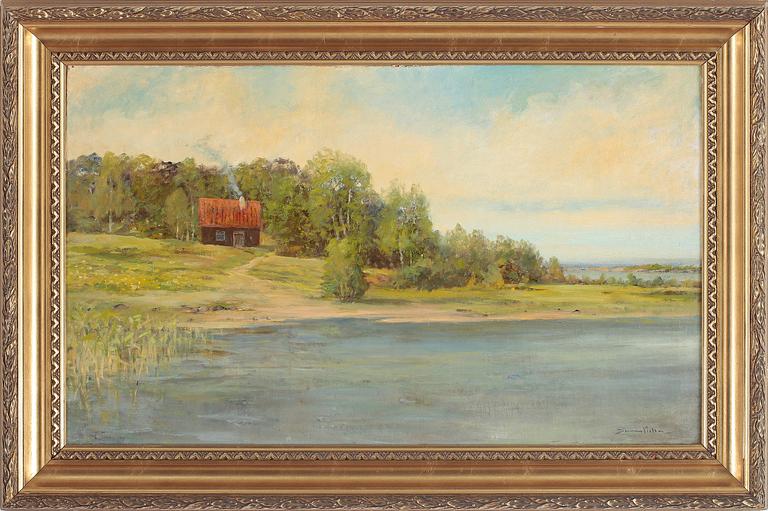 SEVERIN NILSON, olja på duk, signerad.