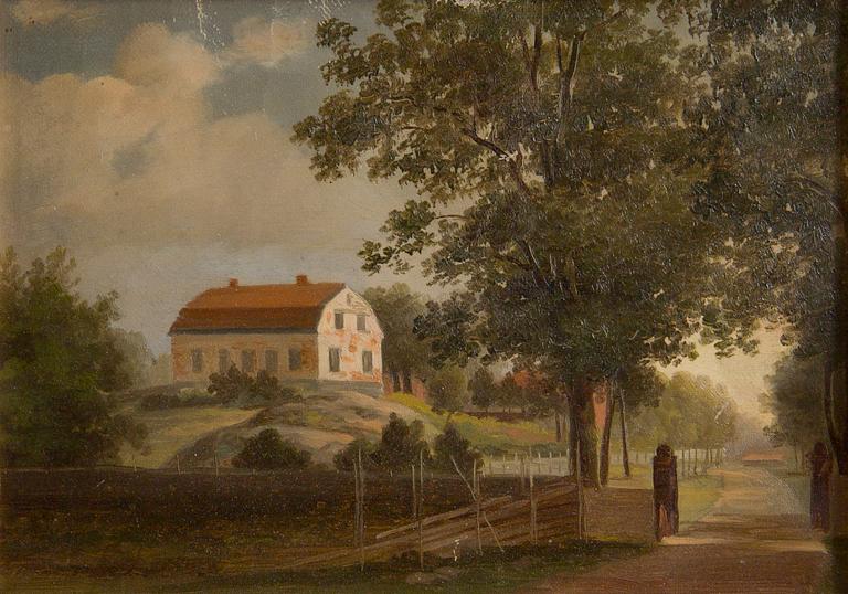 Magnus von Wright, View from a Manor.