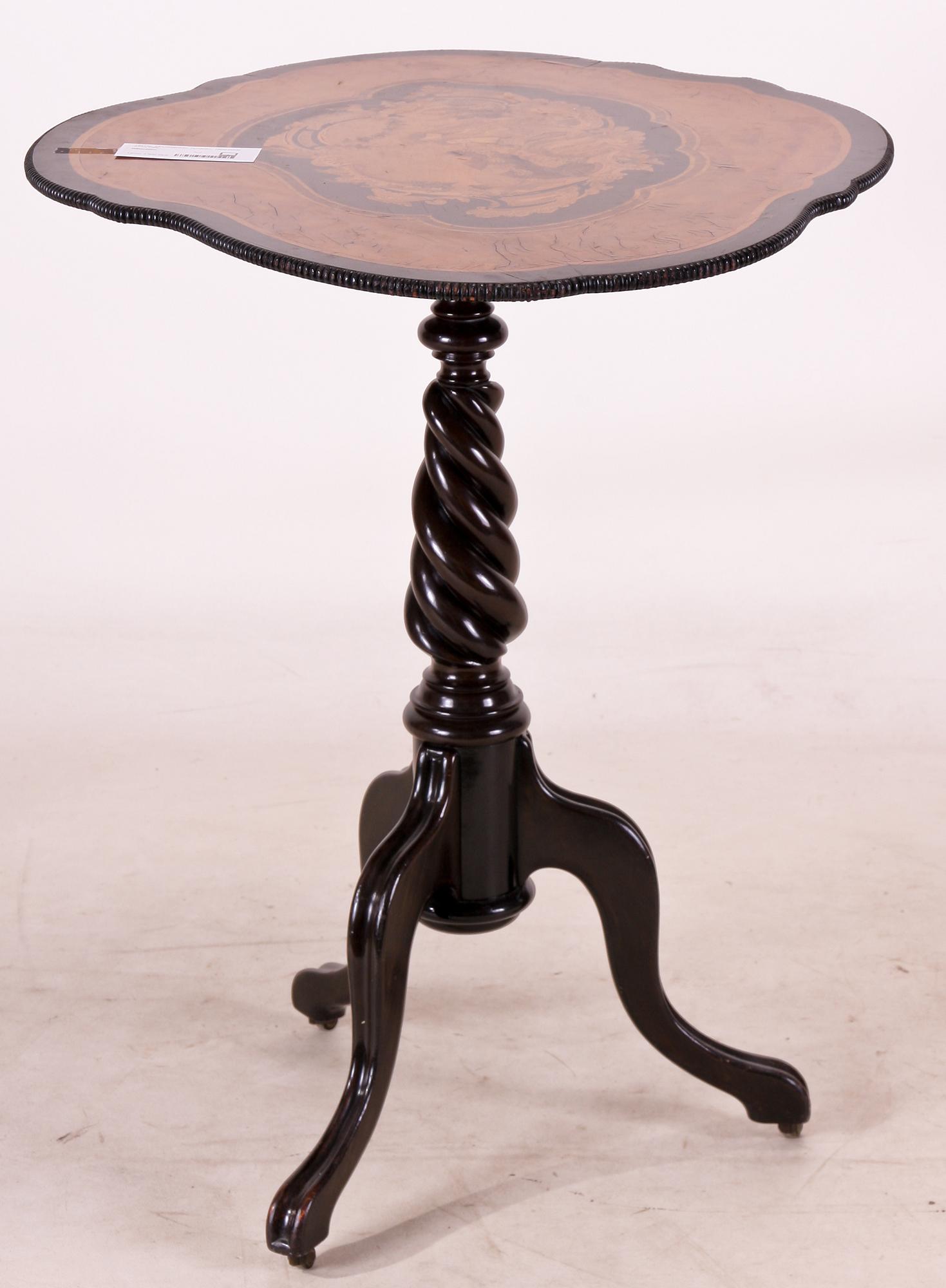 PELARBORD, nyrokoko, 1800-talets andra hälft.