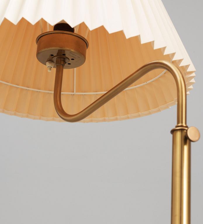 A pair of Josef Frank brass floor lamps, Svenskt Tenn, model 2568.