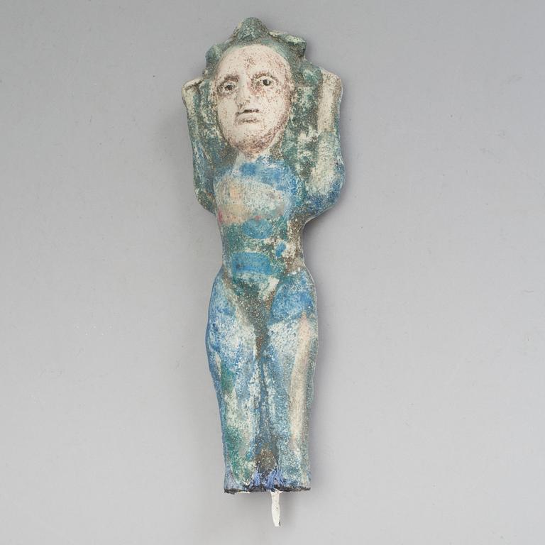 A stoneware sculpture designed by Lisa Larson for Gustavsberg, dated -07.