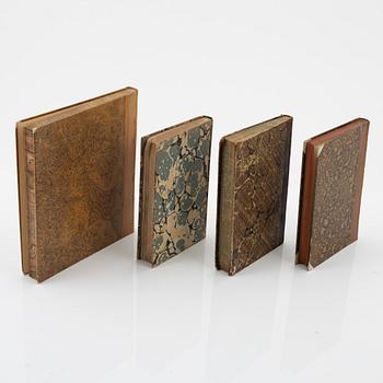Four Swedish pharmacopoeiae of the 19th century.