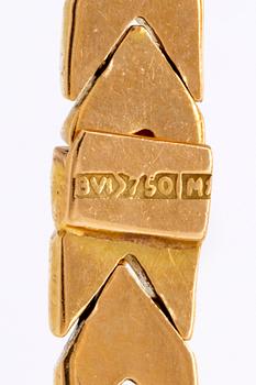Necklace 18K gold, 28,6 g, approx 42 x 0,5 cm.