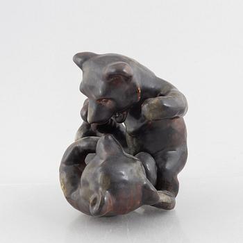 Karl Grössl, a stoneware figurine, Rörstrand, Sweden.