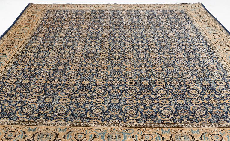 Matta, semiantik/old, Täbriz/Sarouk, ca 391 x 299 cm.