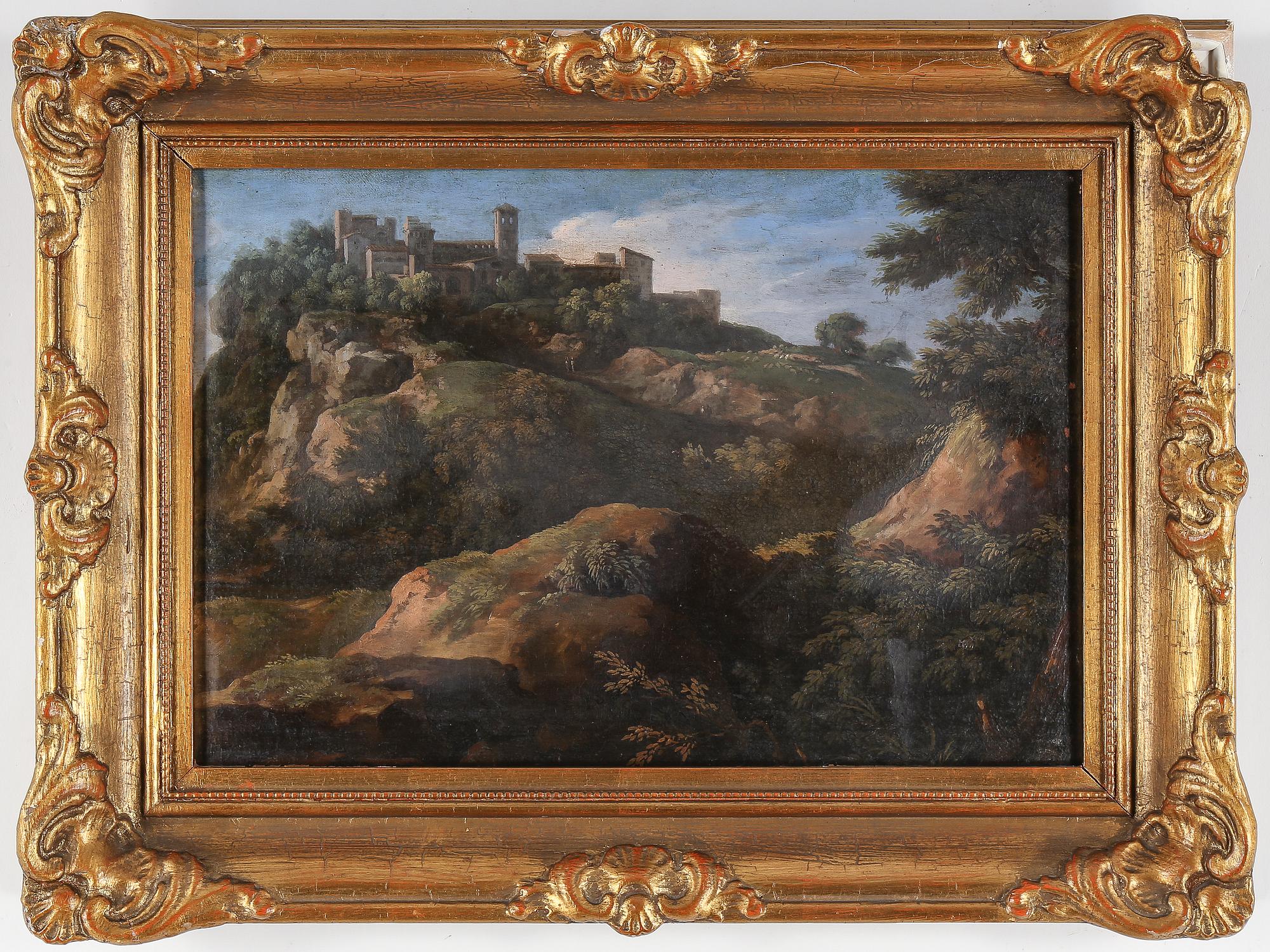 OKÄND KONSTNÄR, olja på duk, osignerad. Troligen Frankrike, 1800-talets första hälft.