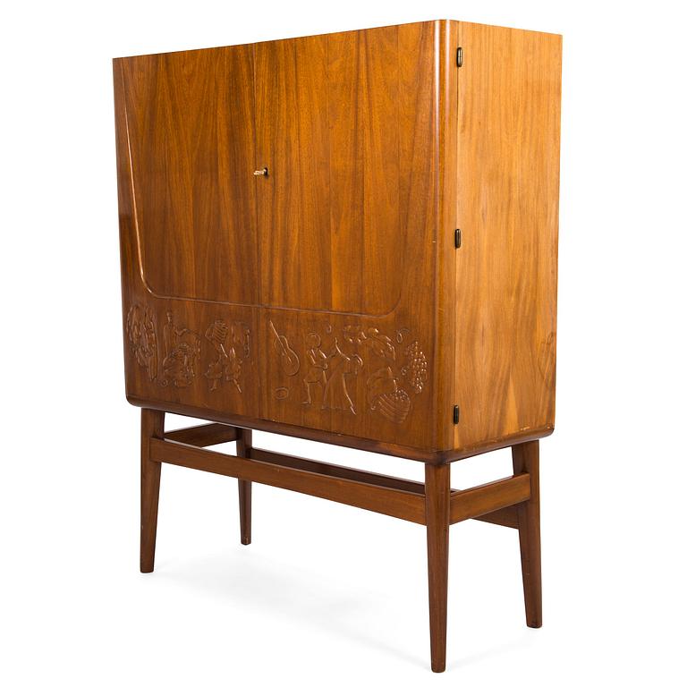 Marianne Boman-Schleutker, a mid-20th century bar cabinet /cabinet for Oy Boman Ab.