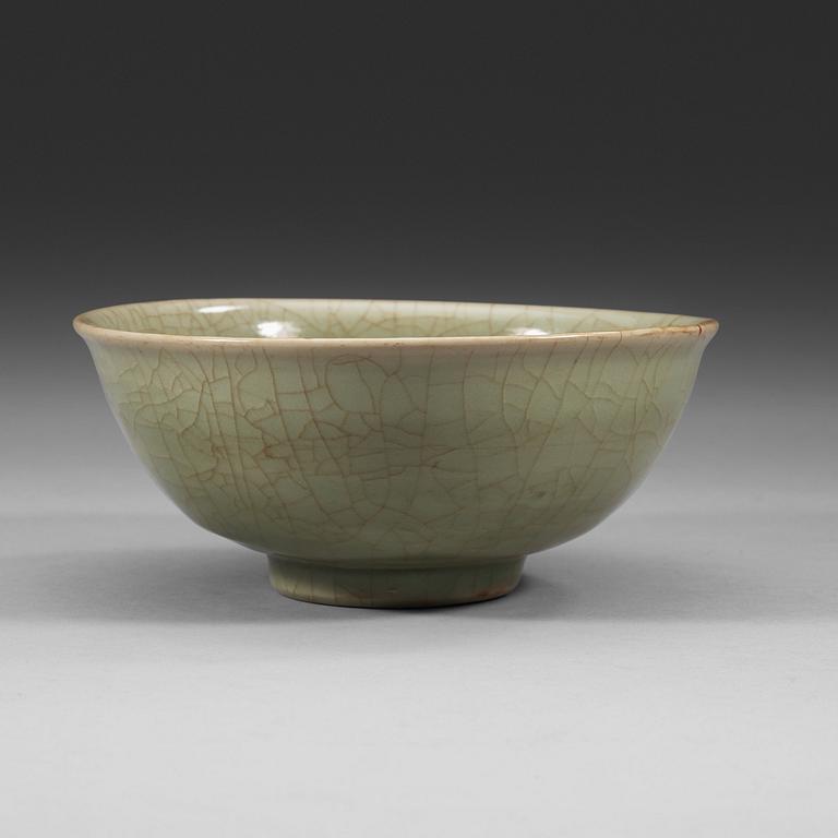 A celadon bowl, Ming dynasty (1368-1644).