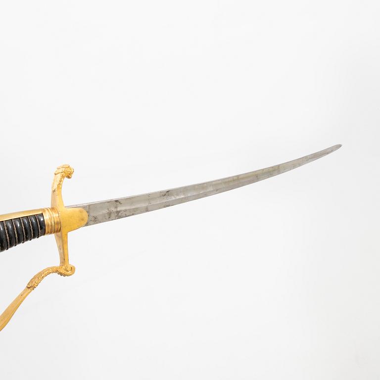 A German officer's sabre 1889 pattern, with scabbard.