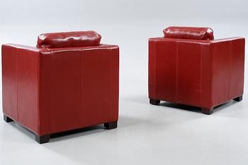 A pair of arm chairs by Sia home fashion, late 20th century.