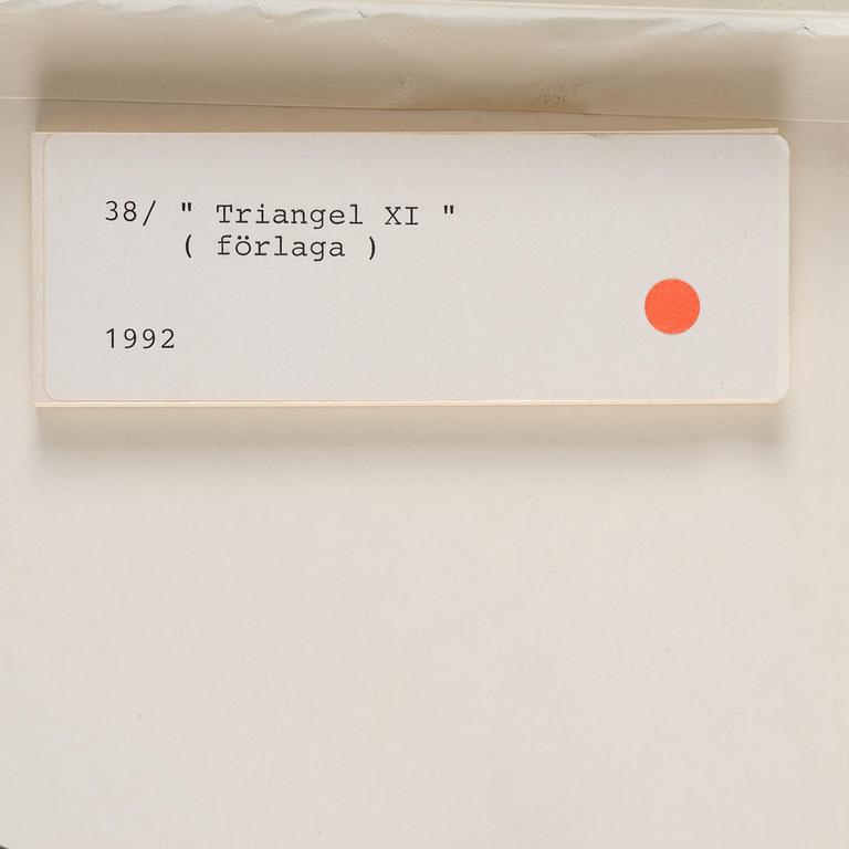 Ola Billgren, Preliminary study for "Triangel XI".