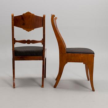 EIGHT RUSSIAN CHAIRS, early 19th century.