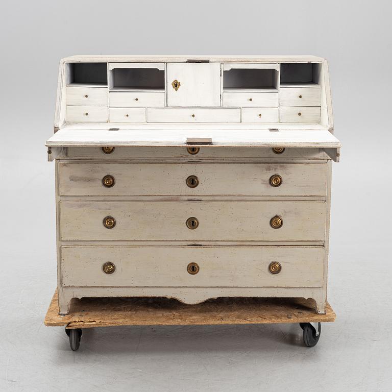 A 18th/19th Century Painted Secretaire.
