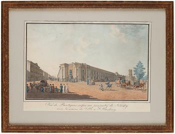 427. Benjamin Patersen (Paterson), ”Vue de Boutiques russes au perspectif de Nevsky”.