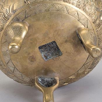 RÖKELSEKAR, brons, Japan, 1900-tal.