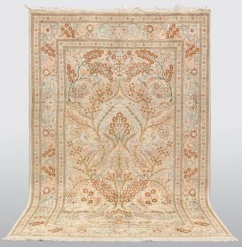 A rug, Oriental silk, ca 154 x 92 cm.