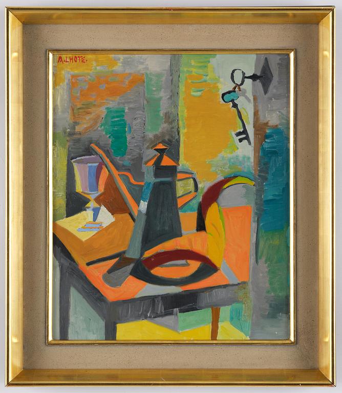 André Lhote, "Nature morte à la clef et la cafetière".