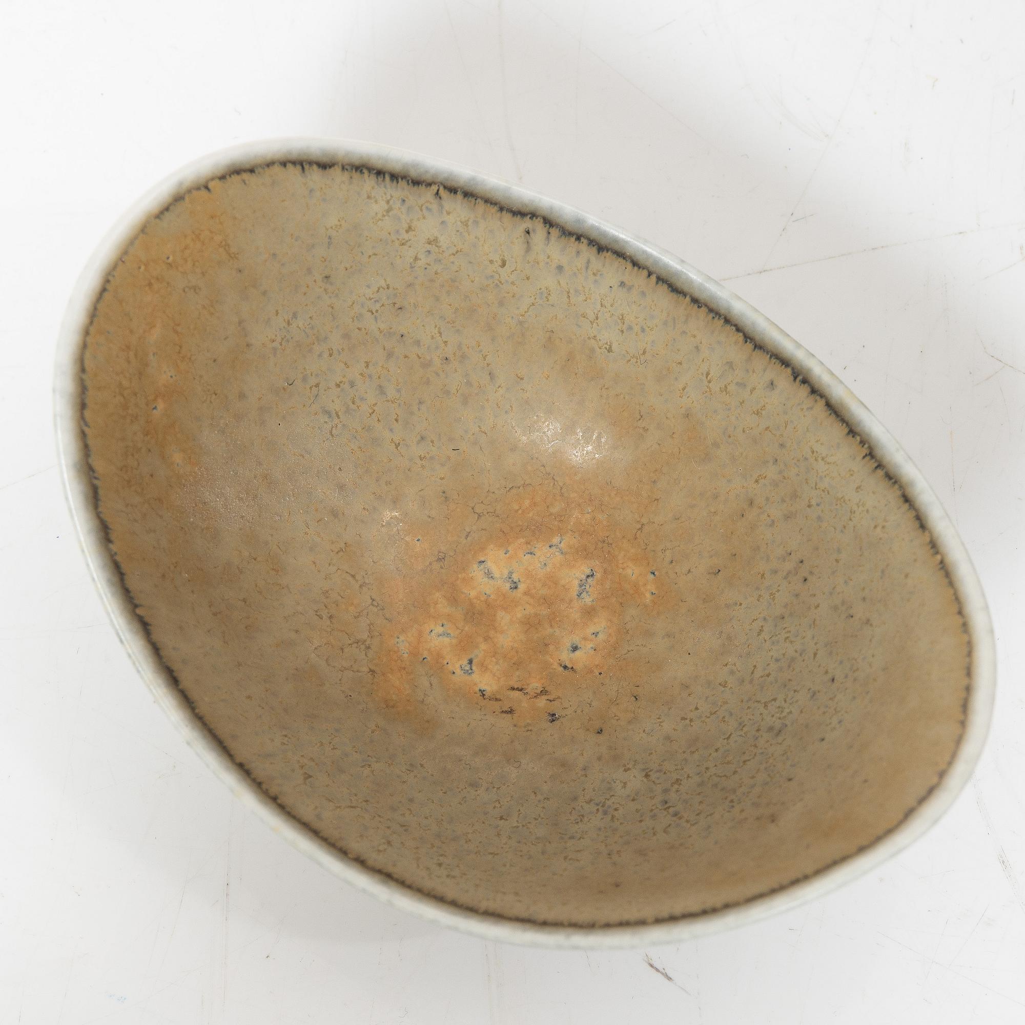 Gunnar Nylund, kanna, vas och skål, stengods, Rörstrand.