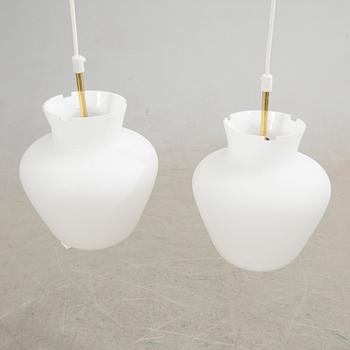 Taklampor, ett par, Asea, 1900-talets mitt.